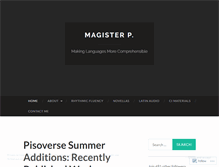 Tablet Screenshot of magisterp.com